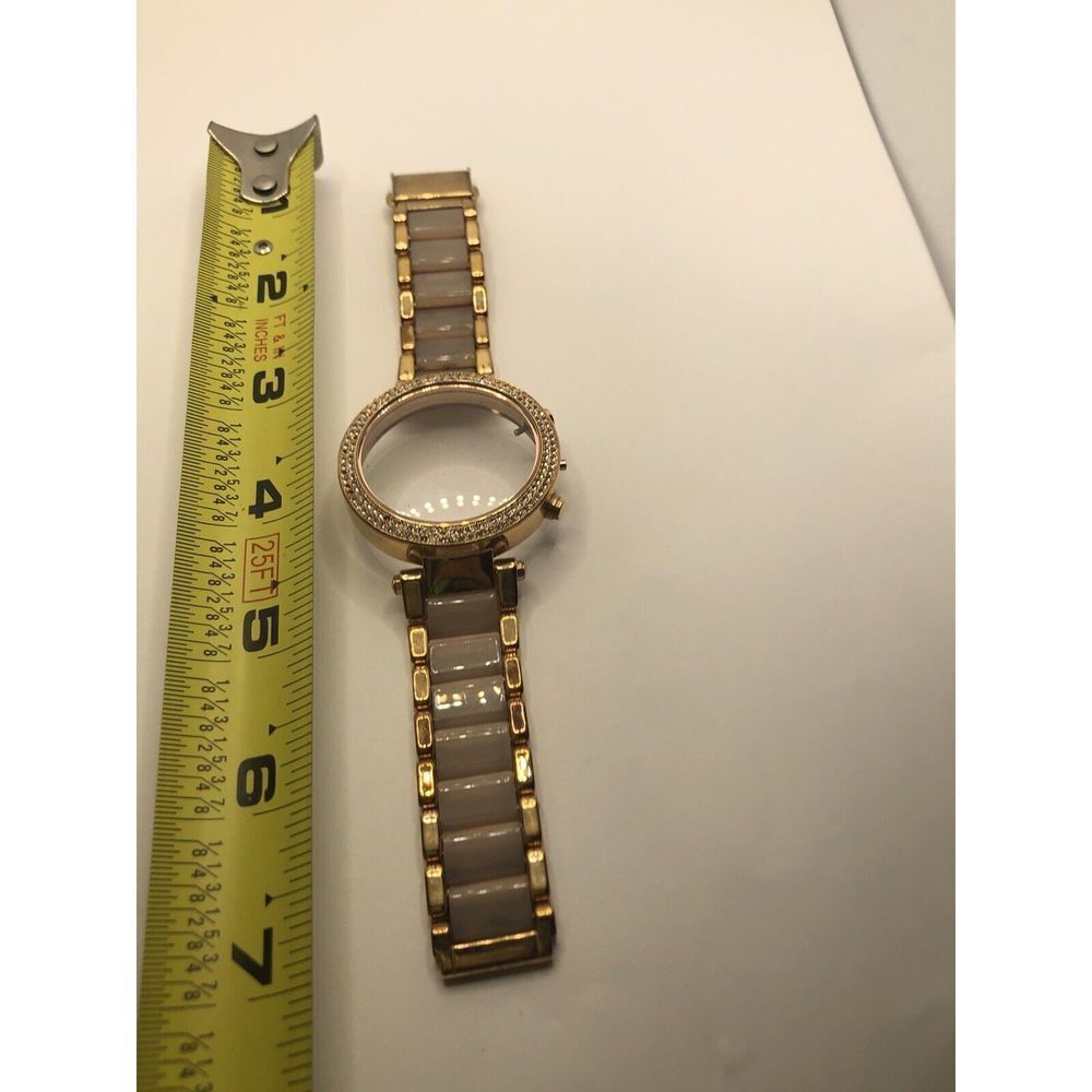 Michael Kors Watch Parts Case 40mm Band 20mm clasp Rose Gold/Pink Tone GY293